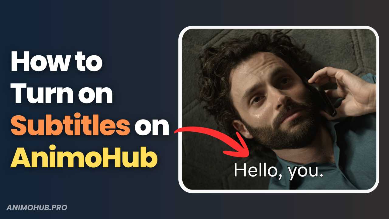 How to Turn on Subtitles on AnimoHub