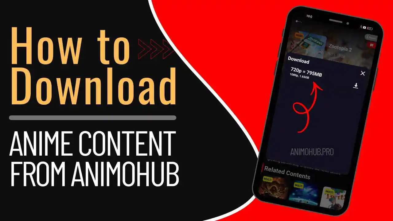 How to Download Anime Content From AnimoHub